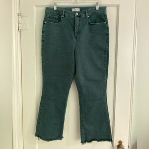 LOFT Women's Teal Flared Jeans 12/31